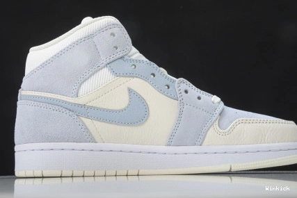 1 MID BLUE MIX JORDAN DA4666-100 TAN MATERIALS 0812